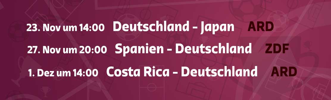 WM Katar 2022 live im TV: Welcher Sender zeigt die deutschen Nationalmannschaft